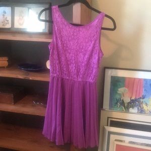 Purple forever 21 dress.